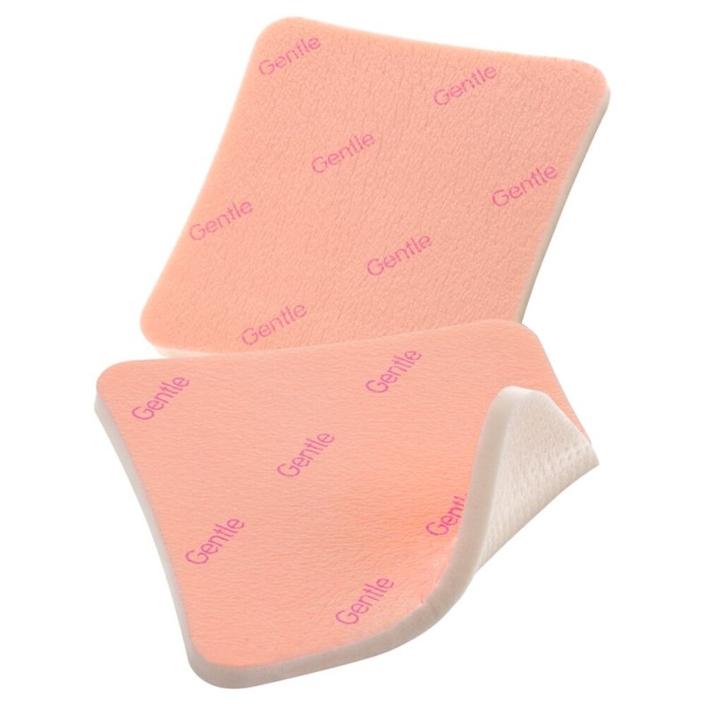 Skumbandage, Allevyn Gentle, 10x10cm, m/silikonekontaktlag, u/kl�b, latexfri, steril, engangs *Denne vare tages ikke retur*