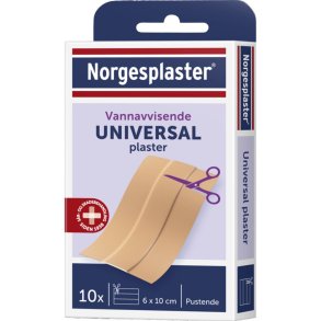 H�fteplaster, Kvikk Universal, 6x10cm, beige, vandafvisende, usteril