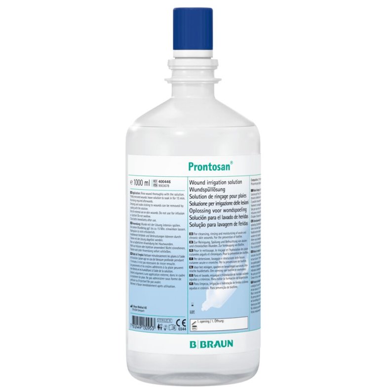 S�rskyllev�ske, Prontosan, 1000 ml, flaske, steril *Denne vare tages ikke retur*