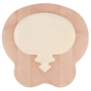 Skumbandage, Allevyn Gentle Border, 17,1x16,8cm, sacrum, m/silikonekontaktlag og silikonekl�b, latexfri, steril, engangs *Denne vare tages ikke retur*