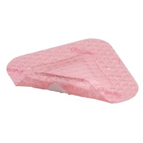 Skumbandage, Allevyn Gentle Border Lite, 5x5cm, m/silikonekontaktlag og silikonekl�b, latexfri, steril, engangs *Denne vare tages ikke retur*