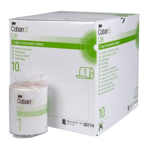 Komfortlag, Coban 2 Lite, 2,7m x 10cm, lag 1, latexfri *Denne vare tages ikke retur*