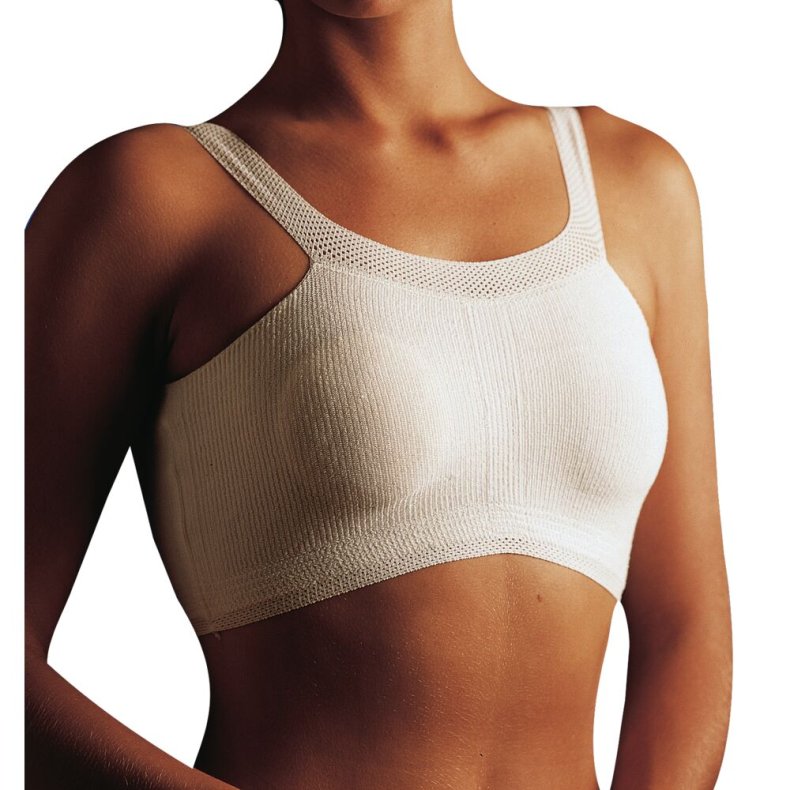 Netbandage, Carefix, hvid, til bryst, str. M, brystm�l 70-80 cm, latexfri *Denne vare tages ikke retur*