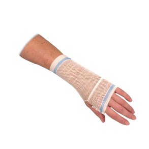 Netbandage, Carefix, M, hvid, til fiksering, med bl� s�m, latexfri, usteril