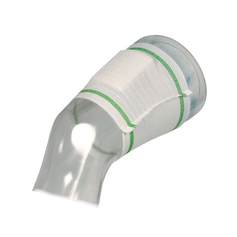 Netbandage, Carefix, XL, hvid, til fiksering, med gr�n s�m, latexfri, usteril *Denne vare tages ikke retur*