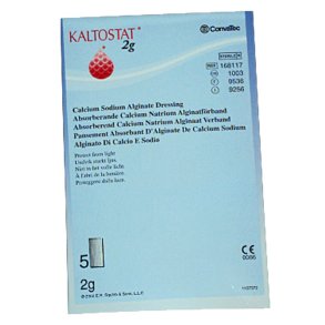 Alginat, Kaltostat, 40cm, kavitetsb�nd, 2 g, uden kl�ber, latexfri, steril *Denne vare tages ikke retur*