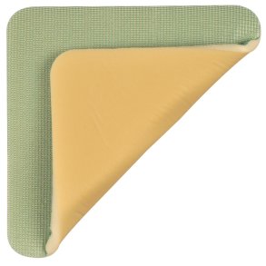 Hydrofob bandage, Sorbact Foam Dressing, 10x10cm, gr�n, skumbandage, uden kl�ber, latexfri, steril, engangs *Denne vare tages ikke retur*