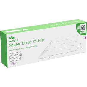 Post-OP forbinding, Mepilex Border Post-Op, 25x10cm, hvid, latexfri, steril, engangs *Denne vare tages ikke retur*