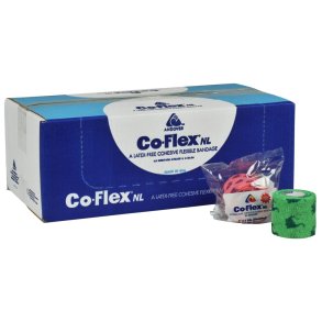 Kortstr�ksbind, Coflex NL, 4,5m x 5cm, med b�rnemotiver, selvh�ftende, latexfri, usteril, engangs