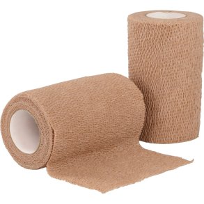 Kortstr�ksbind, Coflex, 5,9m x 10cm, beige, selvh�ftende, latex, usteril