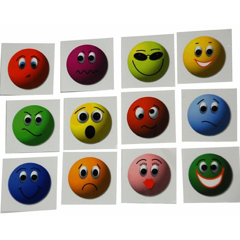 Leget�j, klisterm�rker Smiley, ftalatfri