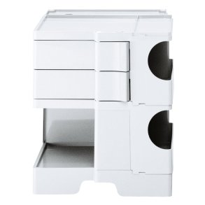 Rullebord, Boby, 41x43x53cm, hvid, 2 sektioner og 2 skuffer *Denne vare tages ikke retur*
