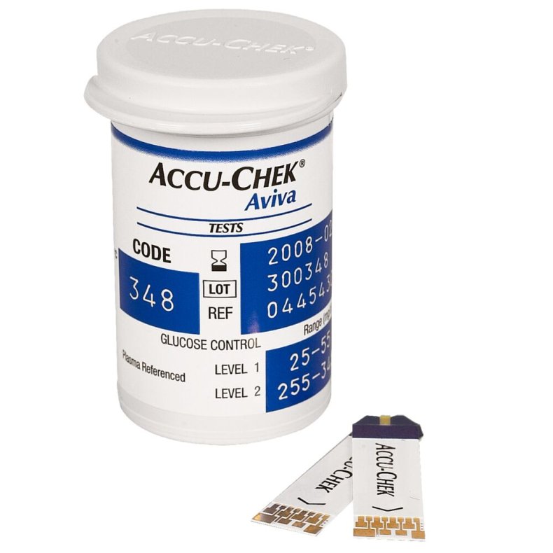 Teststrimler, Accu-Chek Aviva, 50 stk. pr. pakke