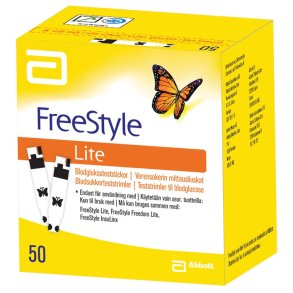 Teststrimler, Freestyle  Lite, til blodsukker, ikke pakket enkelvis i folie