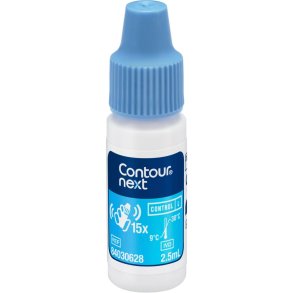 Kontrolopl�sning, Contour next, 2,5 ml, klar, lav *Denne vare tages ikke retur*