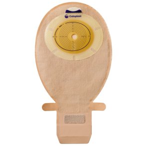 Ileostomipose, SenSura, Midi, beige, 10-55x66 mm, 1-dels, t�mbar, opklipbar, 2 filtre *Denne vare tages ikke retur*