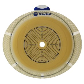 Stomiplade, SenSura Flex, beige, 50 mm, 10-48 mm, standard, opklipbar *Denne vare tages ikke retur*