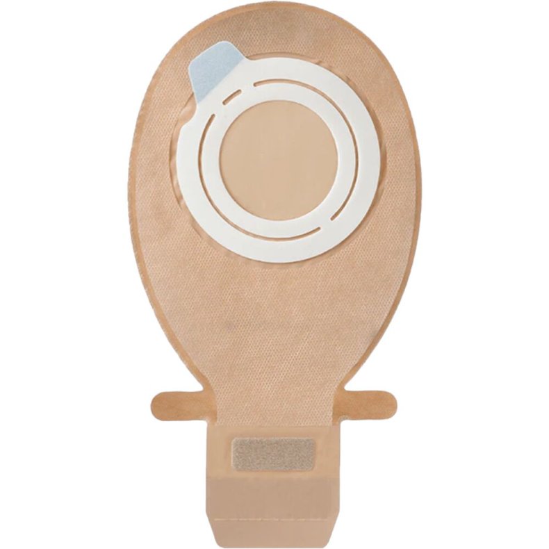 Ileostomipose, SenSura Flex, Midi, beige, 50 mm, 2-dels, t�mbar, 2 filtre
