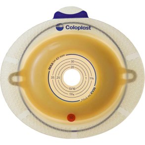 Stomiplade, SenSura Flex Xpro Convex Light, beige, 50 mm, 15-43 mm, opklipbar, med b�lte�rer *Denne vare tages ikke retur*