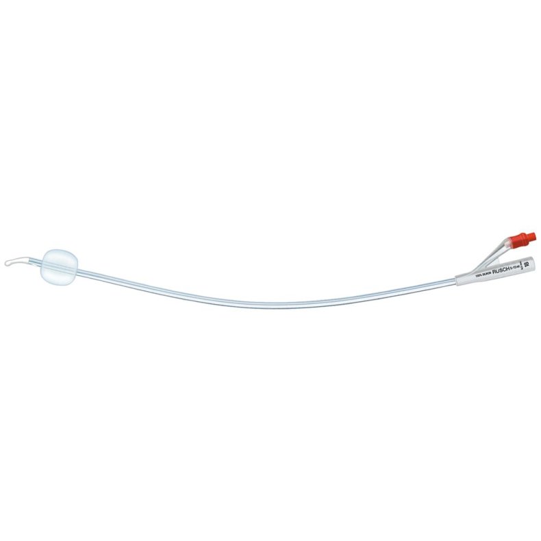 2-vejs foley kateter, R�sch Gold, tiemann, CH 14, 40cm, 10 ml, standard ballon, steril *Denne vare tages ikke retur*