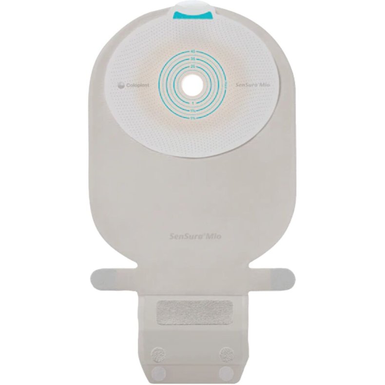 Ileostomipose, SenSura Mio, Midi, gr�, 10-45 mm, 1-dels, t�mbar, opklipbar