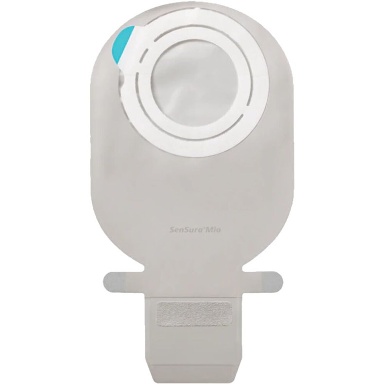 Ileostomipose, SenSura Mio Flex, Maxi, gr�, 50 mm, 2-dels, t�mbar, med vindue