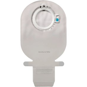 Ileostomipose, SenSura Mio Click, Midi, gr�, 40 mm, 2-dels, t�mbar, med vindue