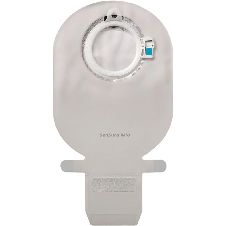 Ileostomipose, SenSura Mio Click, Midi, gr�, 50 mm, 2-dels, t�mbar, med vindue