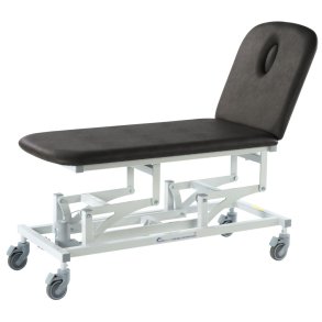 Unders�gelsesleje, Seers Sterling, 1,89m x 63cm, sort, 2-delt med h�ndkontrol, max 200 kg