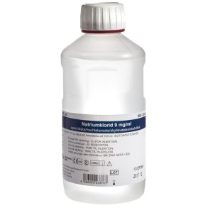 Skyllev�ske, 500 ml, NaCl 0,9%, isotonisk, steril *Denne vare tages ikke retur*