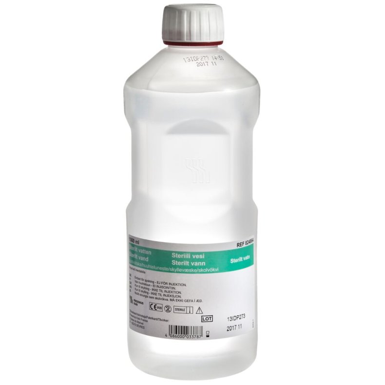 Skyllev�ske, 1000 ml, vand, sterilt vand *Denne vare tages ikke retur*