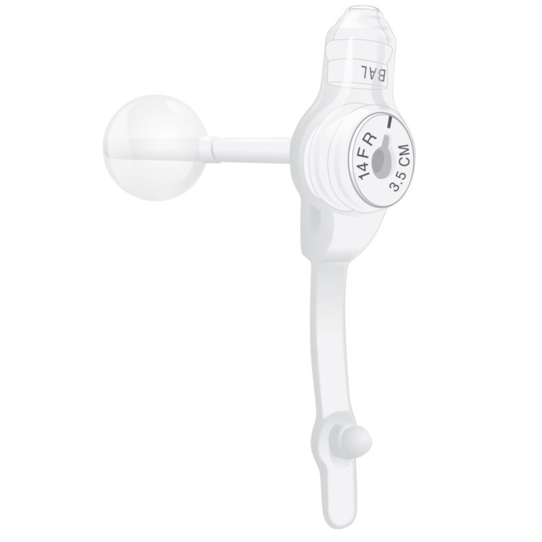 Knapsonde-s�t, Mic-Key, Fr 14, 3,5cm, 10 ml *Denne vare tages ikke retur*