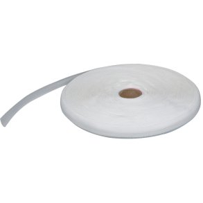 B�ndel, 50m x 1cm, hvid