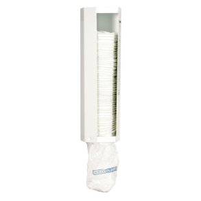 Dispenser, hvid, plast, til opkastningsposer