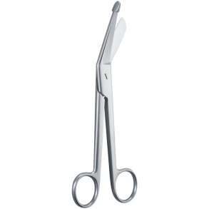 Forbindstofsaks, 14cm, rustfrit st�l, med knop *Denne vare tages ikke retur*