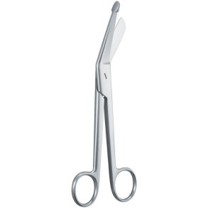 Forbindstofsaks, 18cm, rustfrit st�l, med knop *Denne vare tages ikke retur*