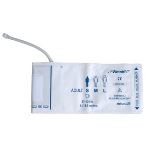 Manchet, Microlife, S, 40,7x11,5mm, 17-22 cm, �n-patients, engangs
