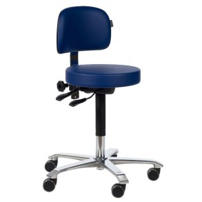 Taburet, Score Medical 6211 high, h�j model, sort, h�jde 56-75 cm, rundt s�de og rygl�n *Denne vare tages ikke retur*