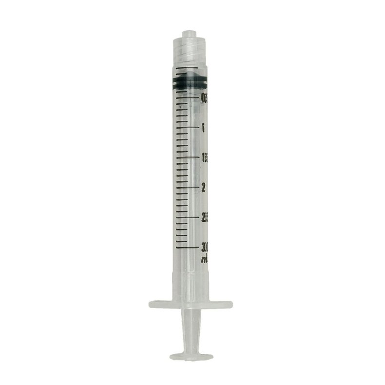 Spr�jte, BD Plastipak, 3 ml, transparent, luer lock, centreret, 3 komponent, steril, engangs *Denne vare tages ikke retur*