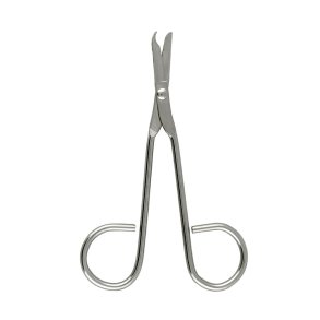 Sutursaks, 11,5cm, rustfrit st�l, med hak, steril, engangs *Denne vare tages ikke retur*