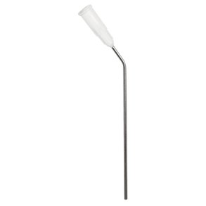 �resug, Mediplast, 70x1,4mm, hvid, PP/rustfrit st�l, b�jet vinkel, steril, engangs *Denne vare tages ikke retur*