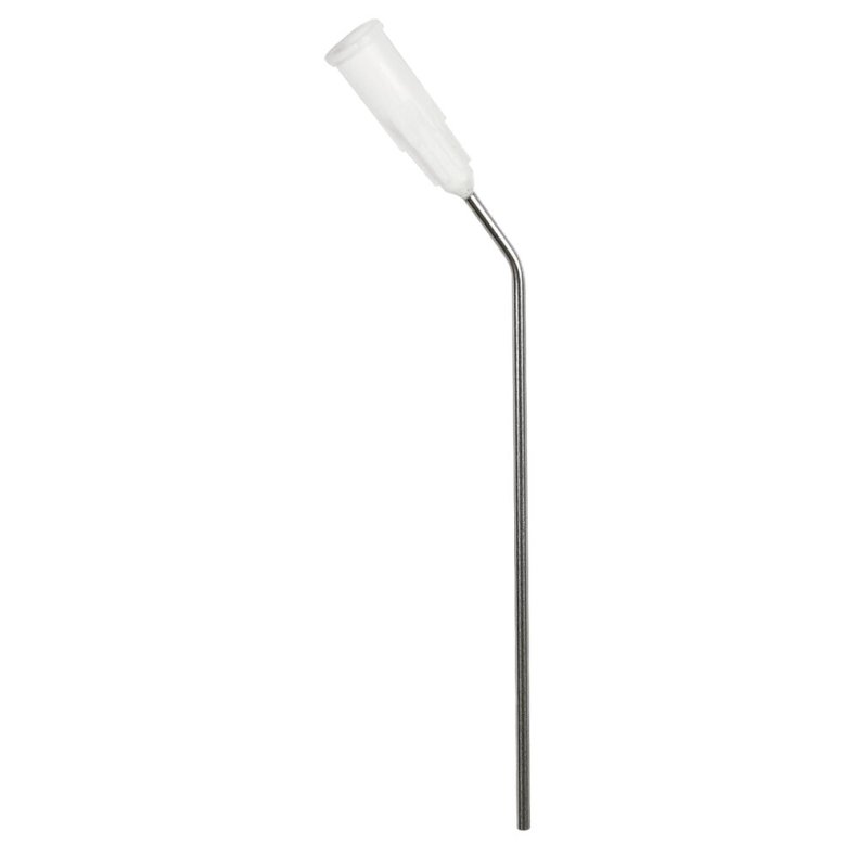 �resug, Mediplast, 70x1,4mm, hvid, PP/rustfrit st�l, b�jet vinkel, steril, engangs *Denne vare tages ikke retur*