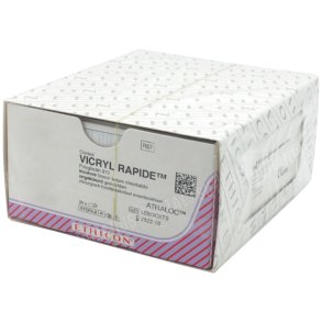 Sutur, Vicryl Rapid, 45cm, 4-0, FS-2 n�l, ufarvet, multifil resorberbar, FH1642H, steril *Denne vare tages ikke retur*