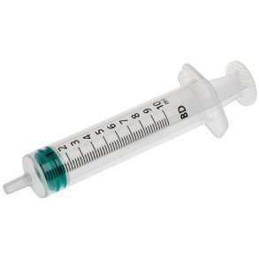 Spr�jte, BD Emerald, 10 ml, transparent, luer, centreret, 3 komponent, steril, engangs *Denne vare tages ikke retur*