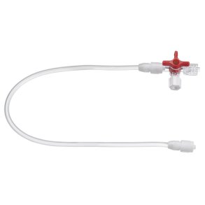 Konnektor, Argon, 30cm, til dr�nage, 3-vejs stophane med han luerlock *Denne vare tages ikke retur*