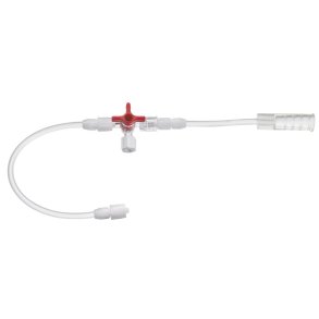 Konnektor, Argon, 15cm, til dr�nage, 3-vejs stophane med han luerlock, tragt *Denne vare tages ikke retur*