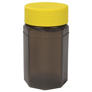 Kanyleboks, Uson, 500 ml, gr�, 8-kantet, med skruel�g