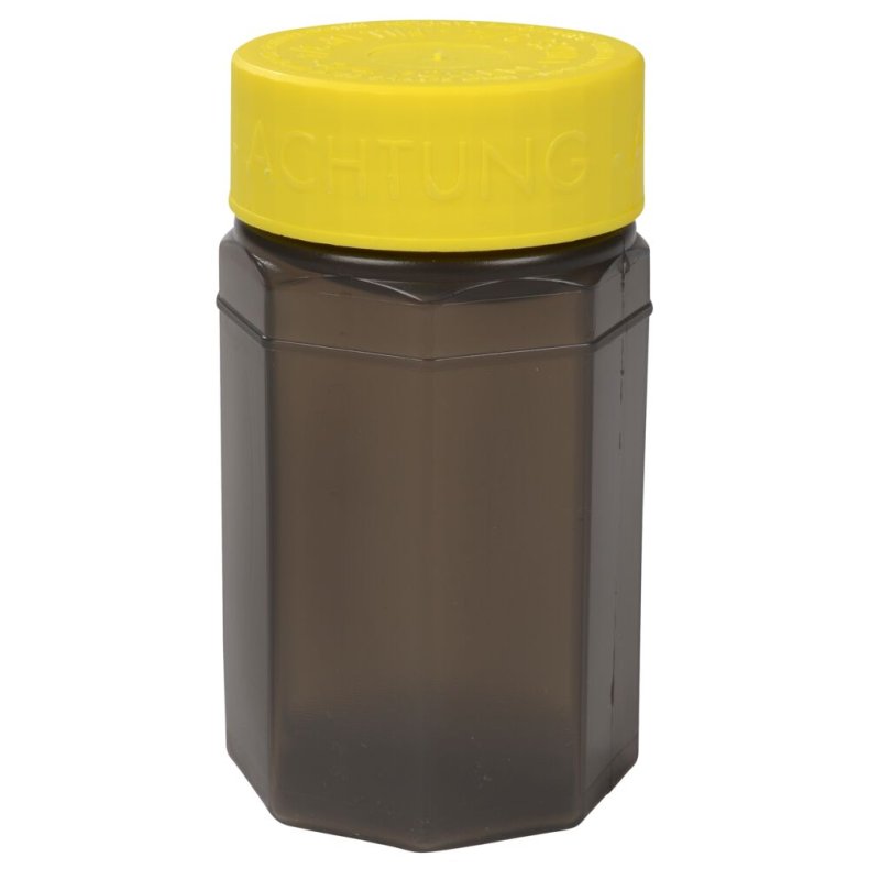 Kanyleboks, Uson, 500 ml, gr�, 8-kantet, med skruel�g