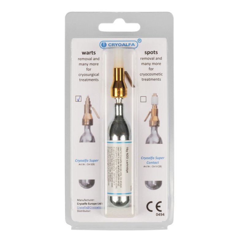 Frysespray, CryoAlfa Super, N2O, 16 g *Denne vare tages ikke retur*