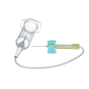 Blodpr�vetagningskanyle, BD Vacutainer Safety-Lok, bl�, 23G, 7